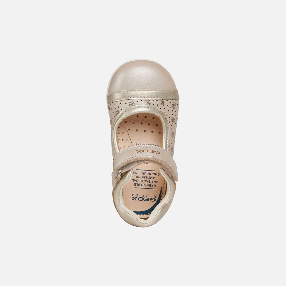 Geox Ballerinas Beige Jodie Girl - Geox Baby Shoes - NXWQED156